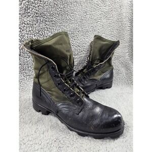 VTG Ro-Search Boots Men 8R Spike‎ Protective Combat Military Jungle Black Green
